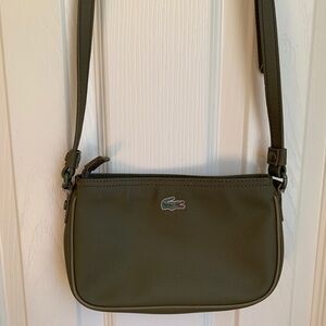 Lacoste Khaki Green Shoulder Bag
